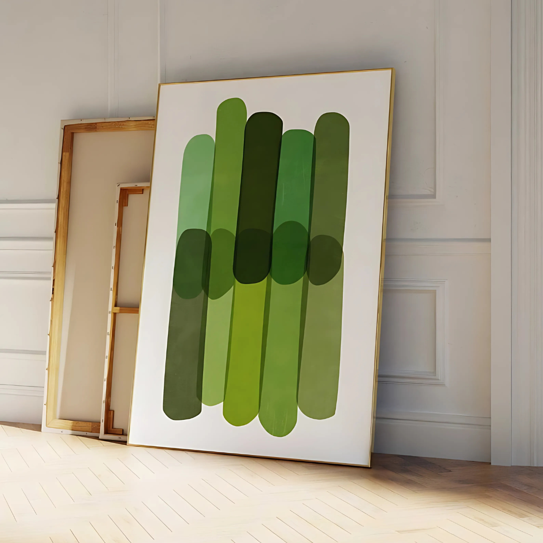 Modern Green Wall Art(Printable+Physical)