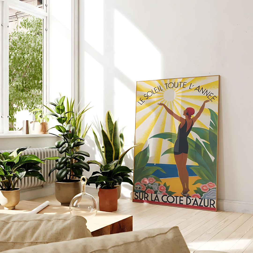 Vintage France Travel Wall Art(Printable+Physical)