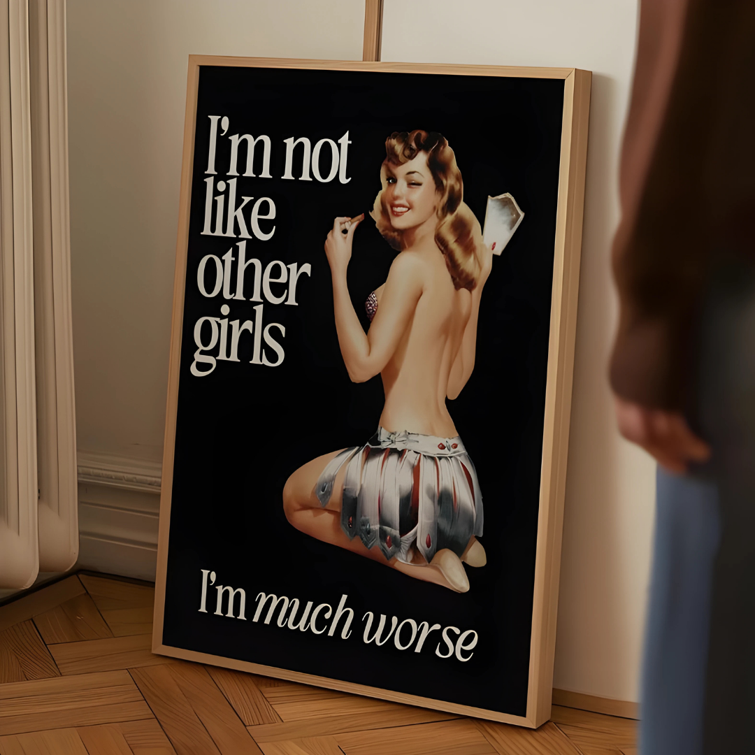 Trendy Vintage Housewife Wall art(Printable+Physical)