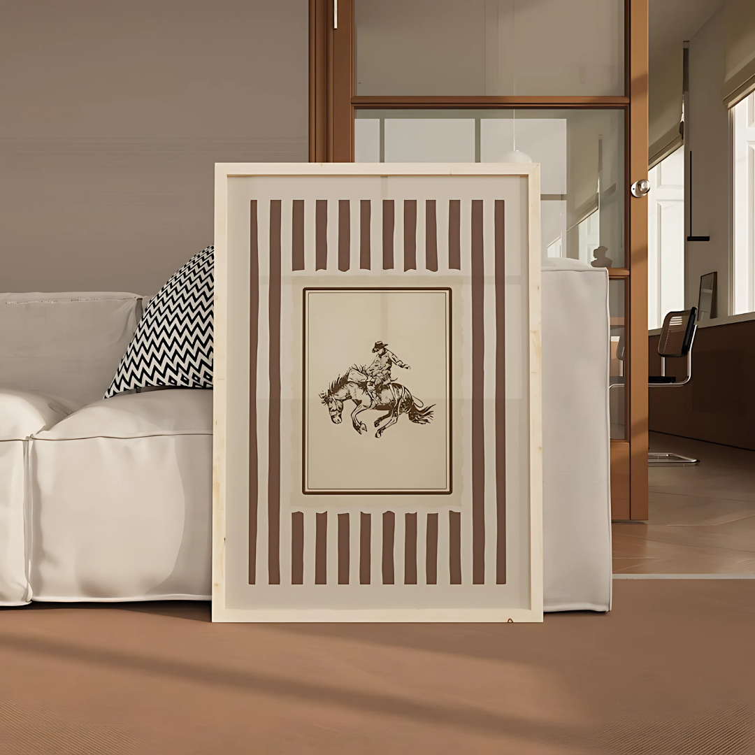 Vintage Western Cowboy Rustic Rodeo Wall Art(Printable+Physical)