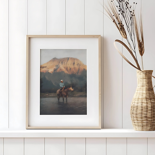 Western Cowboy Vintage Wall Art(Printable+Physical)