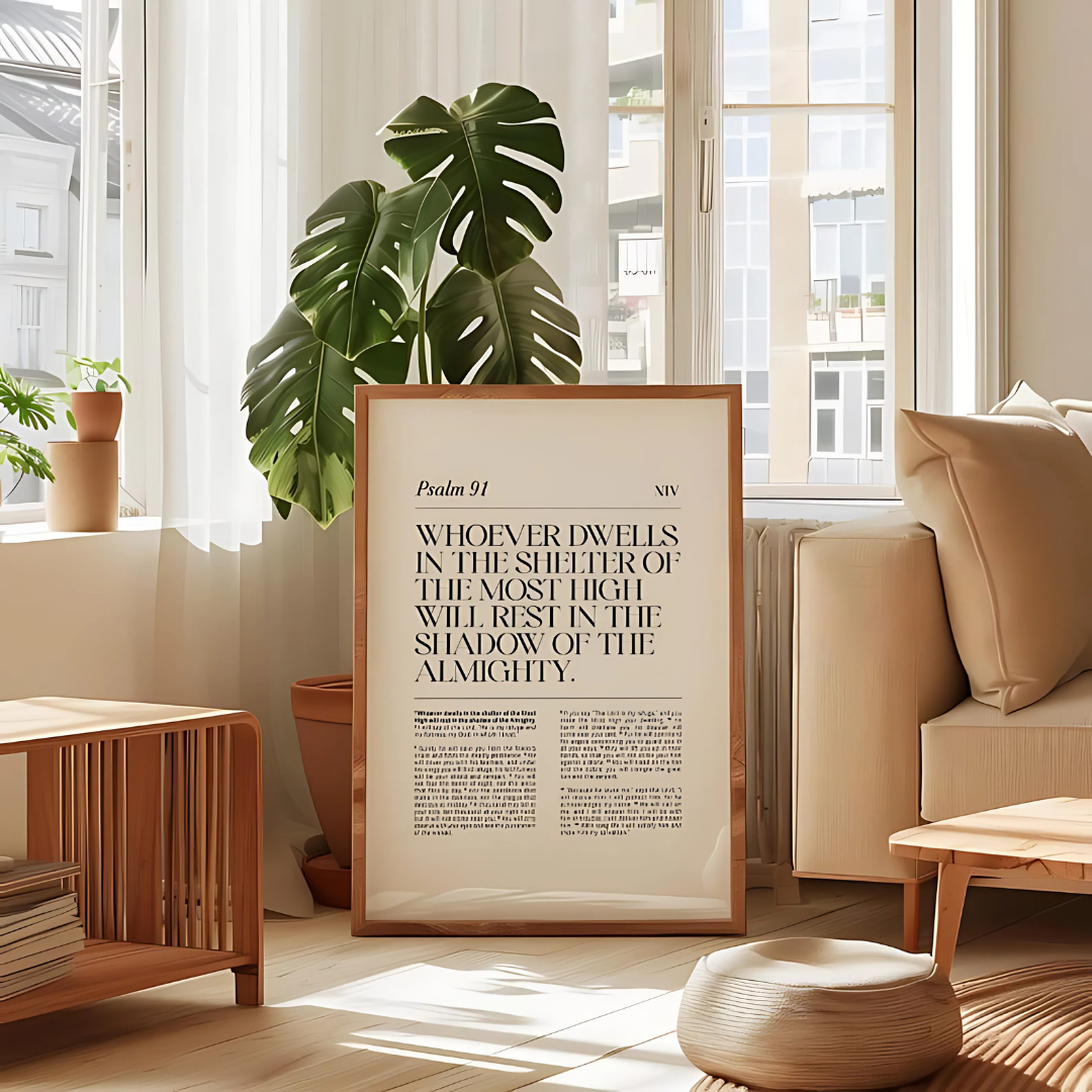 Bible Chapter Poster, Bible verse wall art(Printable+Physical)