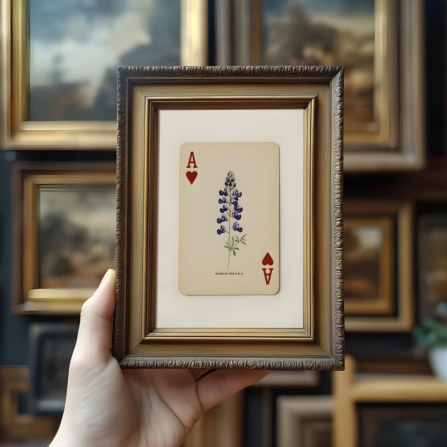 Texas Bluebonnet Framed Wall Art(Printable+Physical)