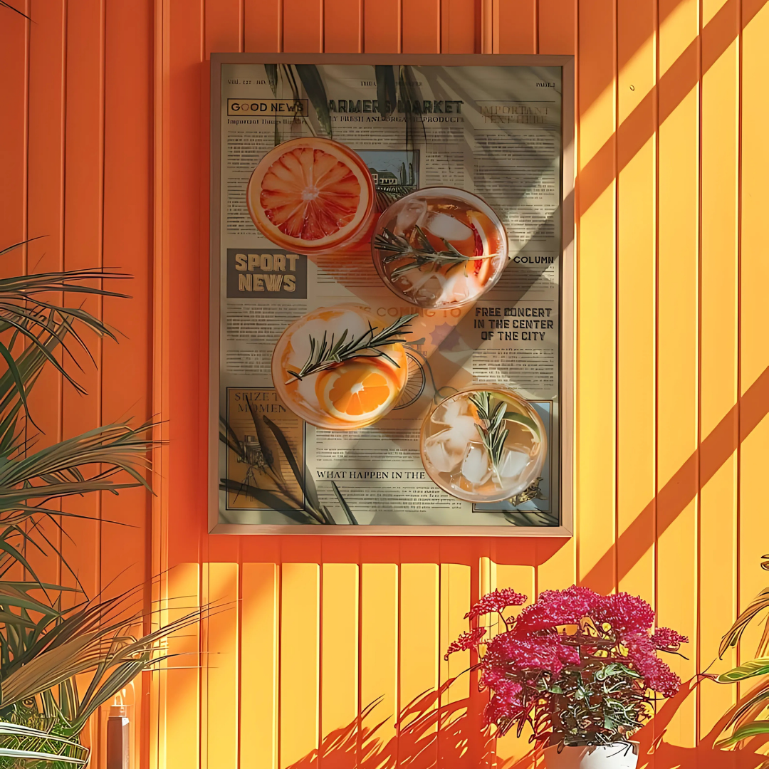 Aesthetic Vintage Trippy Wall Art(Printable+Physical)