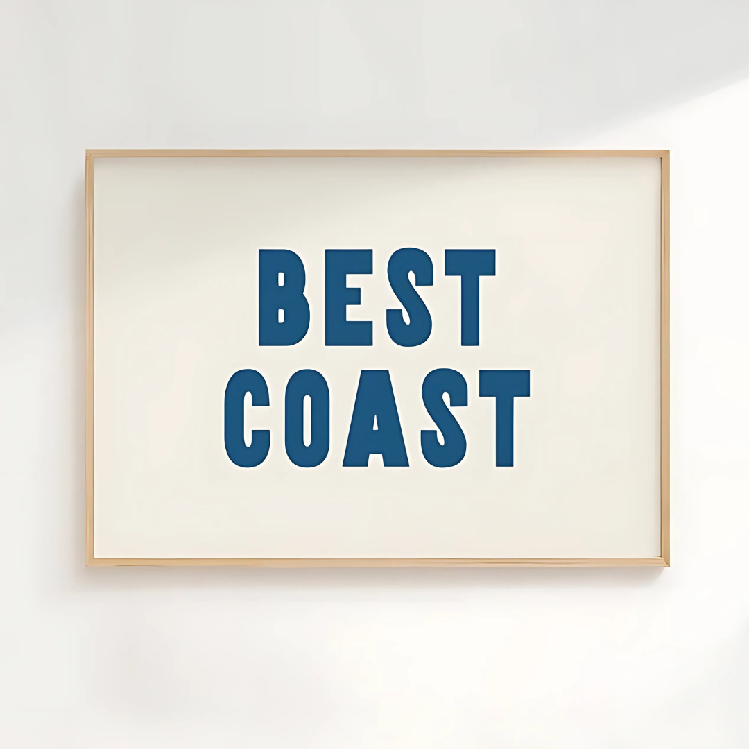 Coastal Cowgirl Aesthetic Wall Art(Printable+Physical)