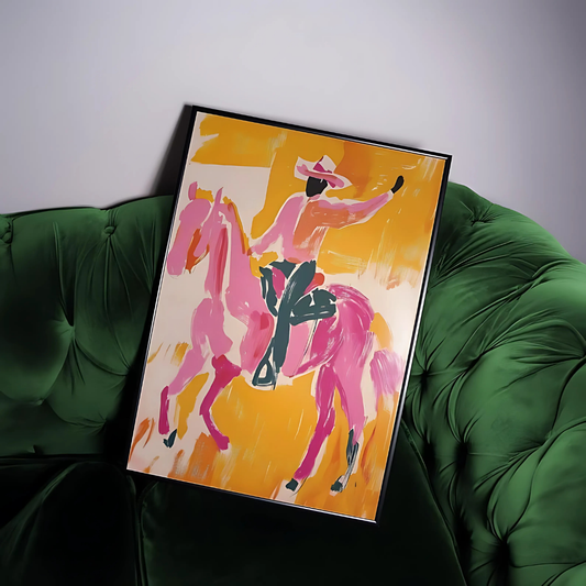 Bold Western Cowboy Art Print (Printable+Physical)