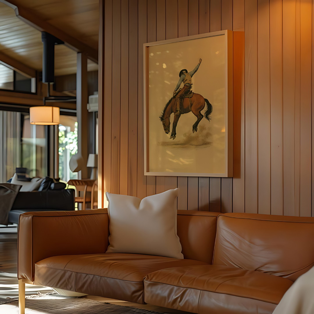 Retro Horse Cowgirl Wall Decor(Printable+Physical)