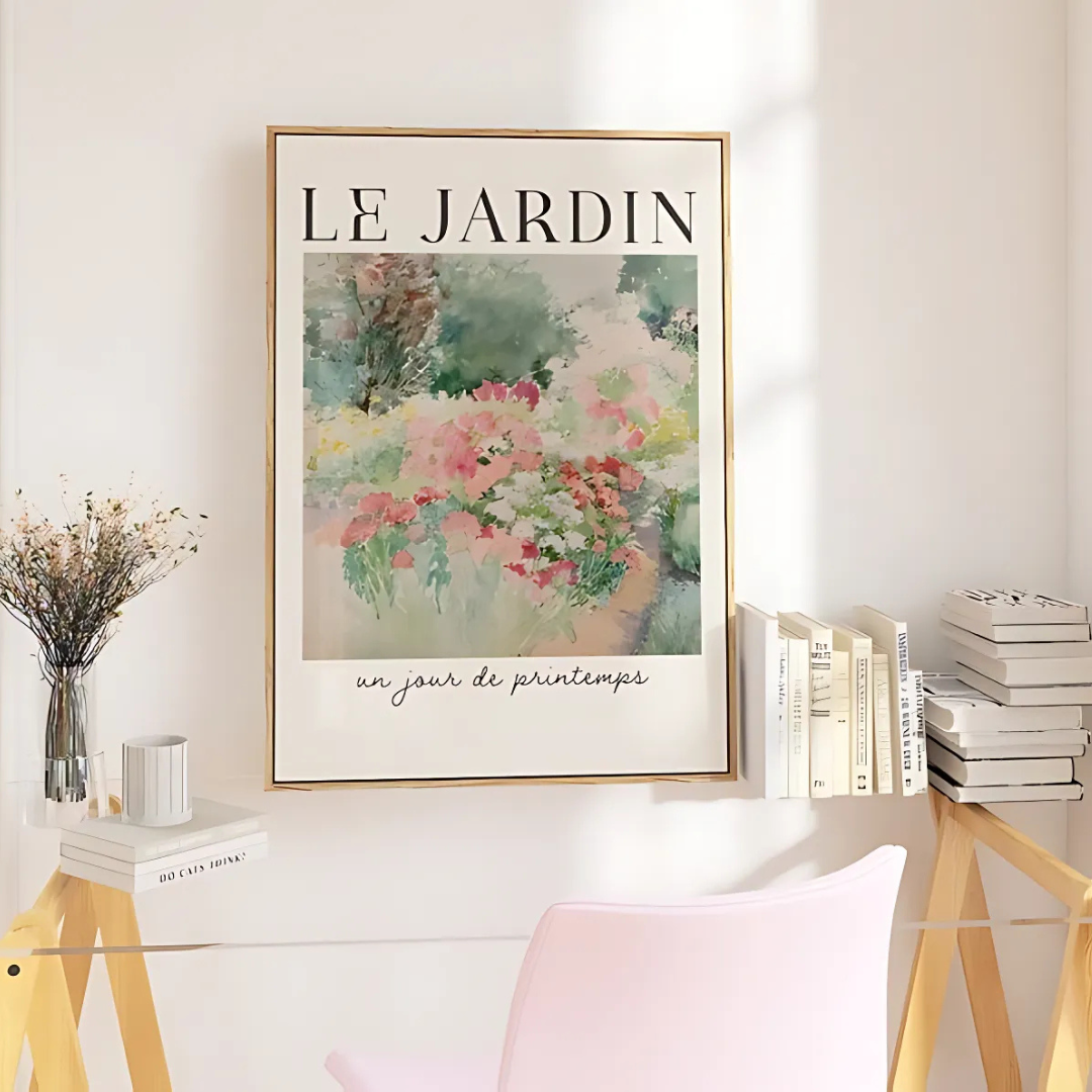 Spring Floral Garden Painting(Printable+Physical)
