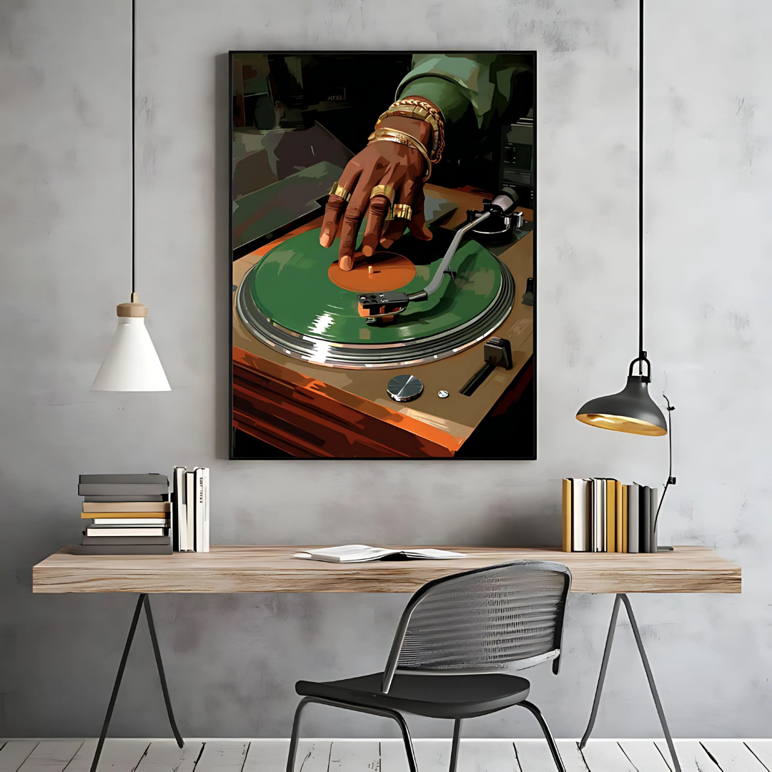 Vinyl Record Music Wall Art(Printable+Physical)