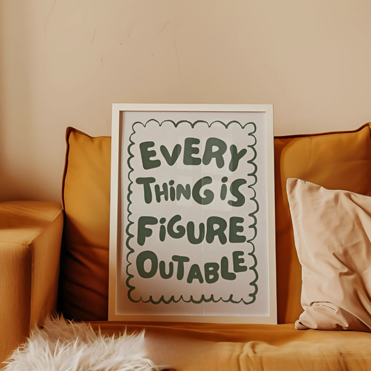 Sage Green Motivational Wall Art(Printable+Physical)