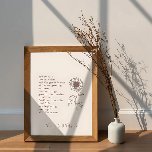Summer Quote Print Wall Art(Printable+Physical)