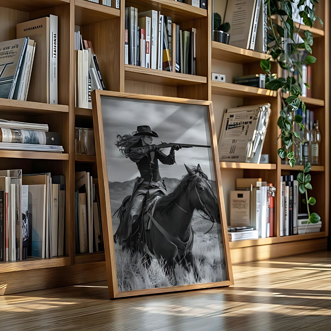 Black and White Western Wall Art(Printable+Physical)