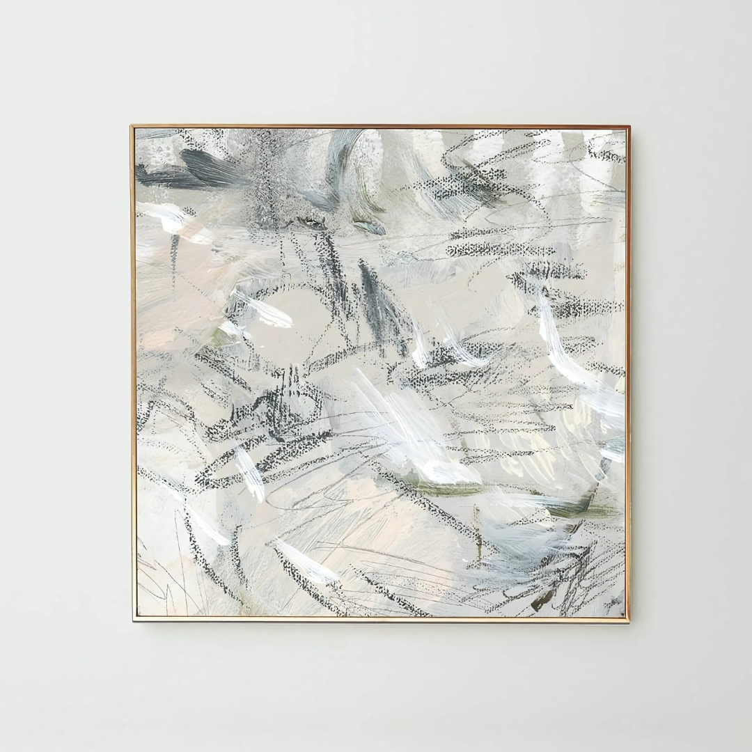 Beige Abstract Painting Wall Art(Printable+Physical)