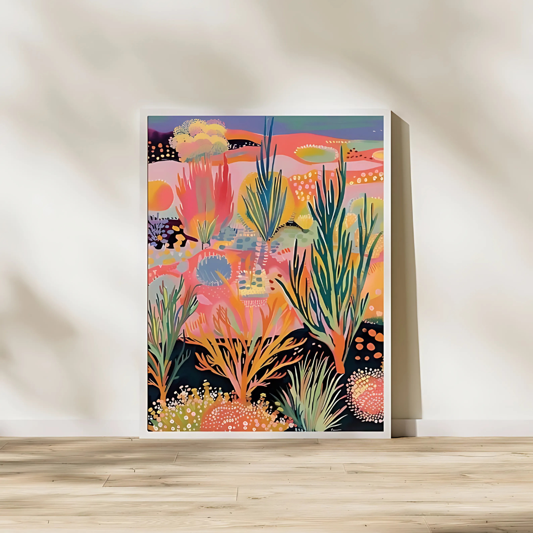 midcentury modern wall art(Printable+Physical)