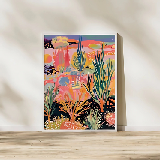 midcentury modern wall art(Printable+Physical)