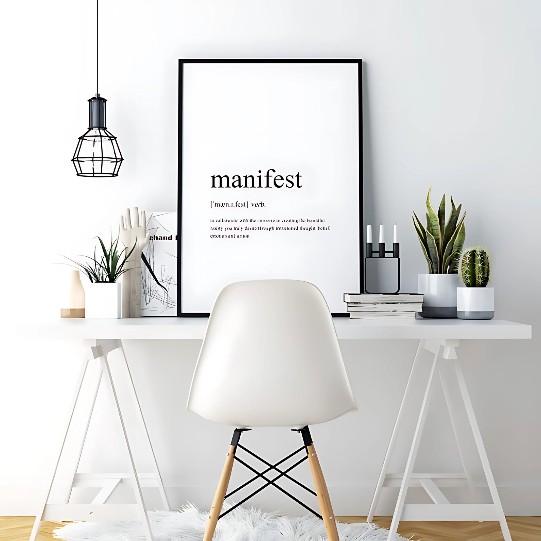 Manifest Definition Inspirational Wall Art (Printable+Physical)