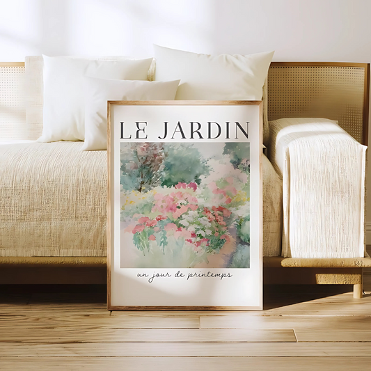Spring Floral Garden Painting(Printable+Physical)