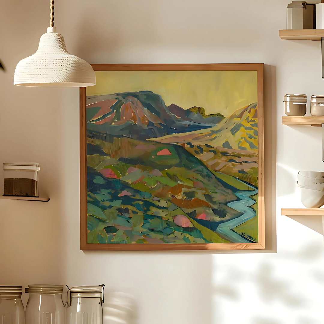 Midcentury Modern Western Landscape Prin(Printable+Physical)