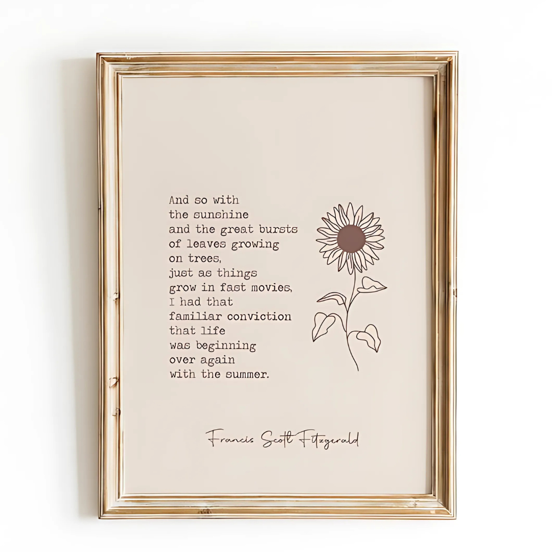 Summer Quote Print Wall Art(Printable+Physical)