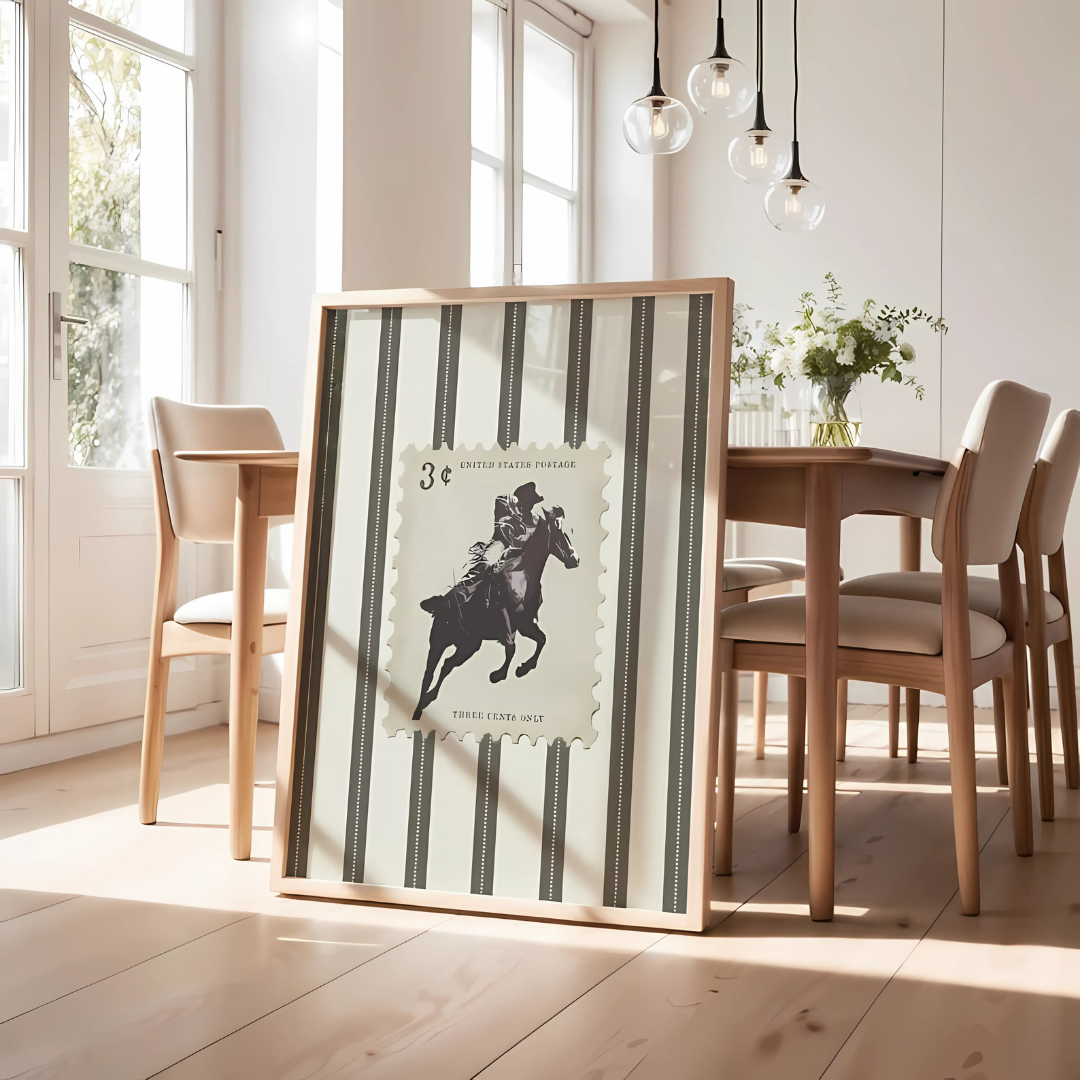 Western Bedroom Poster Cowboy Wall Art (Printable+Physical)