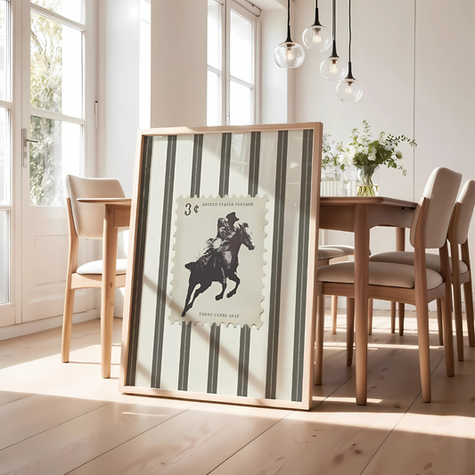 Western Bedroom Poster Cowboy Wall Art (Printable+Physical)