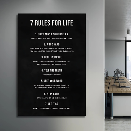 MOTIVATIONAL CANVAS Inspirational Wall Art (Printable+Physical)