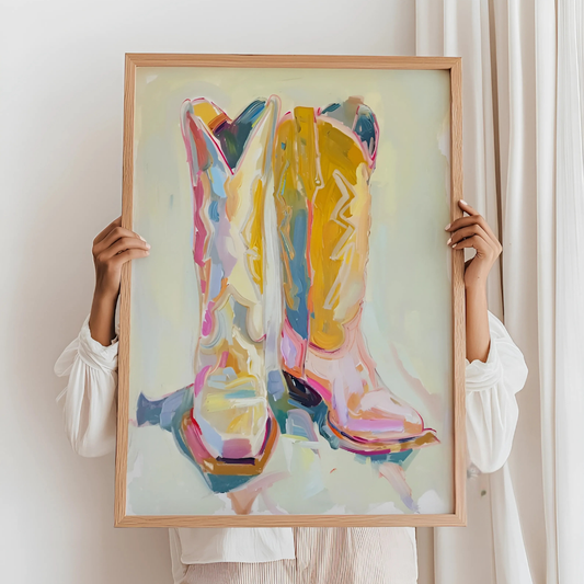 Western Cowboy Print Wall Art Poster(Printable+Physical)