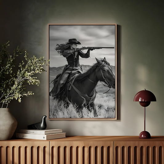 Black and White Western Wall Art(Printable+Physical)