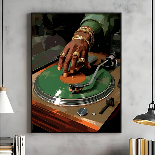 Vinyl Record Music Wall Art(Printable+Physical)