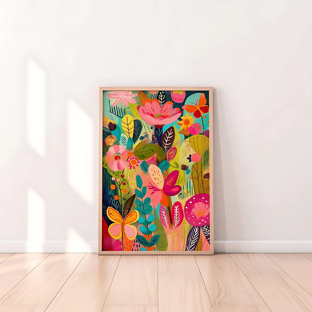 Printable Eclectic Abstract Wall Art (Printable+Physical)