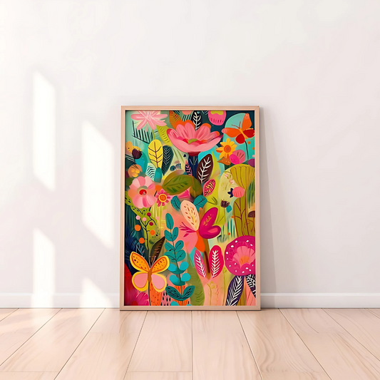 Printable Eclectic Abstract Wall Art (Printable+Physical)
