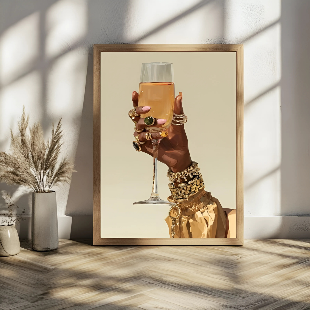 Black Woman Wall Art(Printable+Physical)