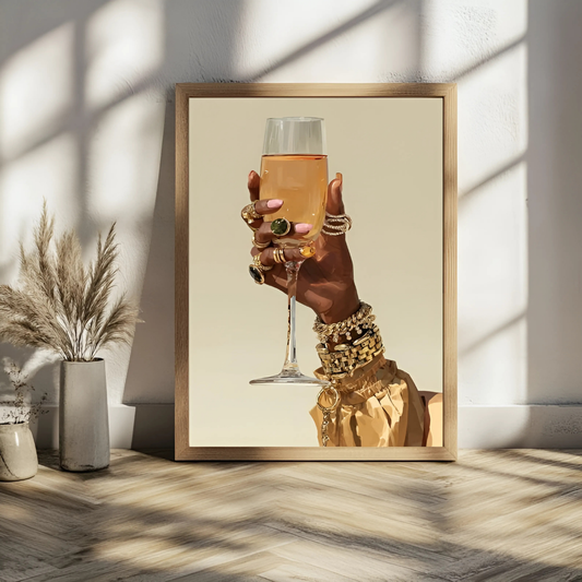 Black Woman Wall Art(Printable+Physical)
