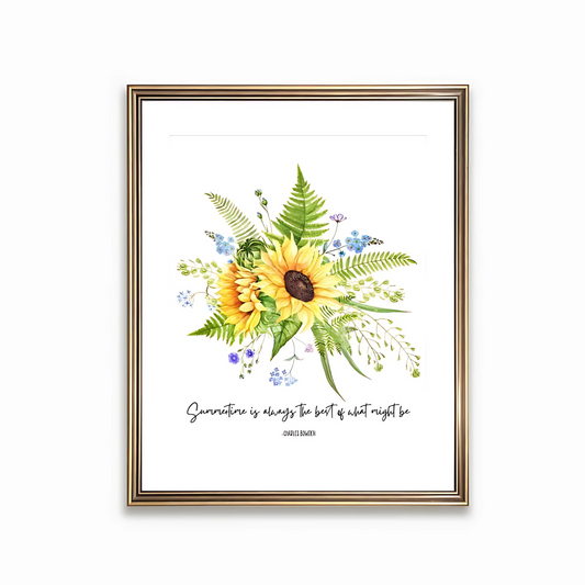 Summertime Is Always The Best Of What Might Be Printable Quote Wall Art(Printable+Physical)