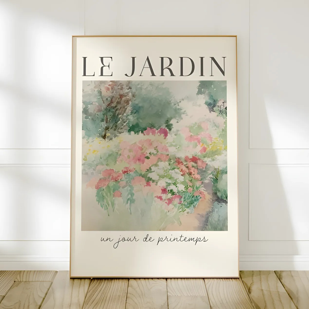 Spring Floral Garden Painting(Printable+Physical)