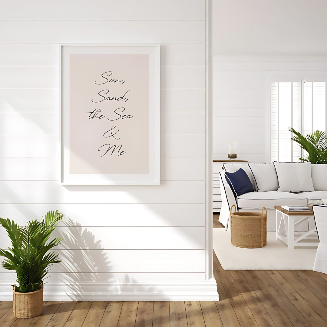 Summer Quotes Printable Coastal Wall Art(Printable+Physical)