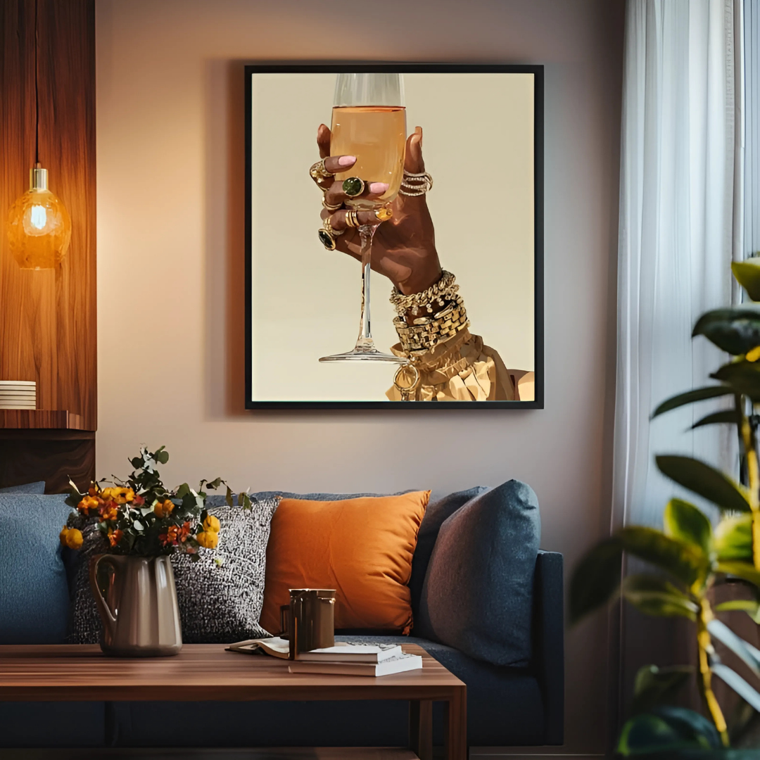 Black Woman Wall Art(Printable+Physical)