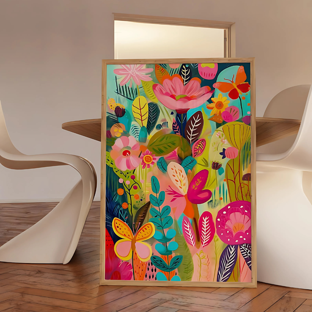 Printable Eclectic Abstract Wall Art (Printable+Physical)