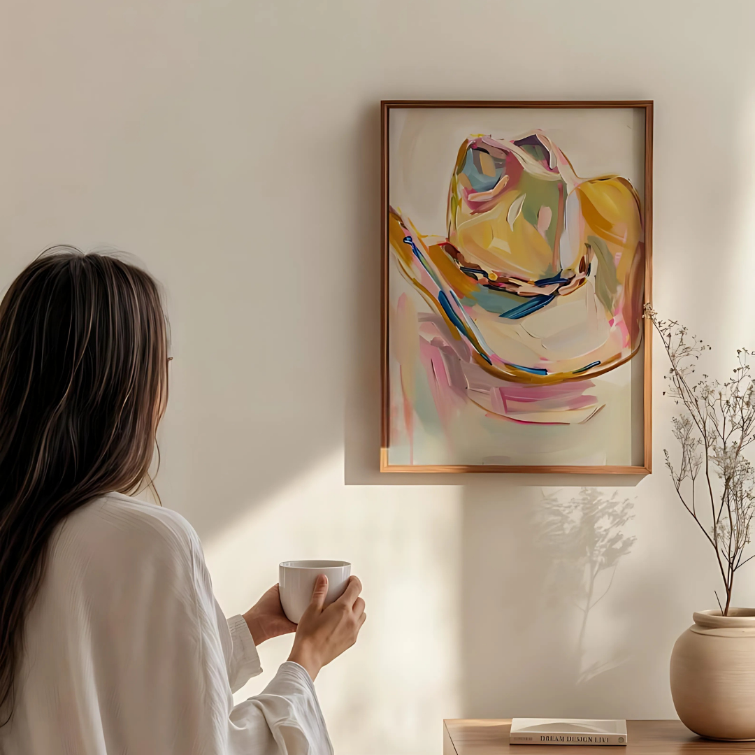 Western Cowboy hat Print Wall Art (Printable+Physical)