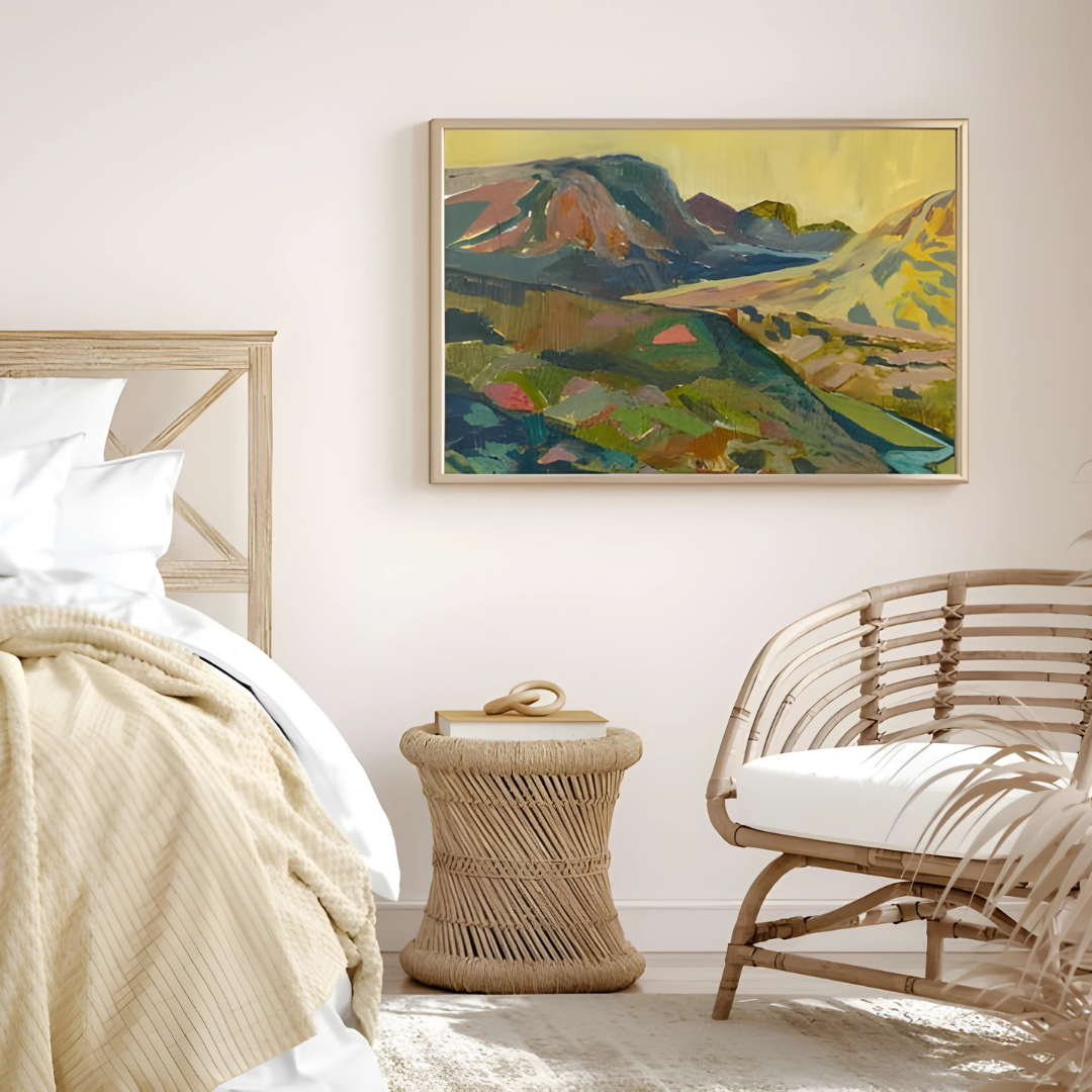 Midcentury Modern Western Landscape Print(Printable+Physical)