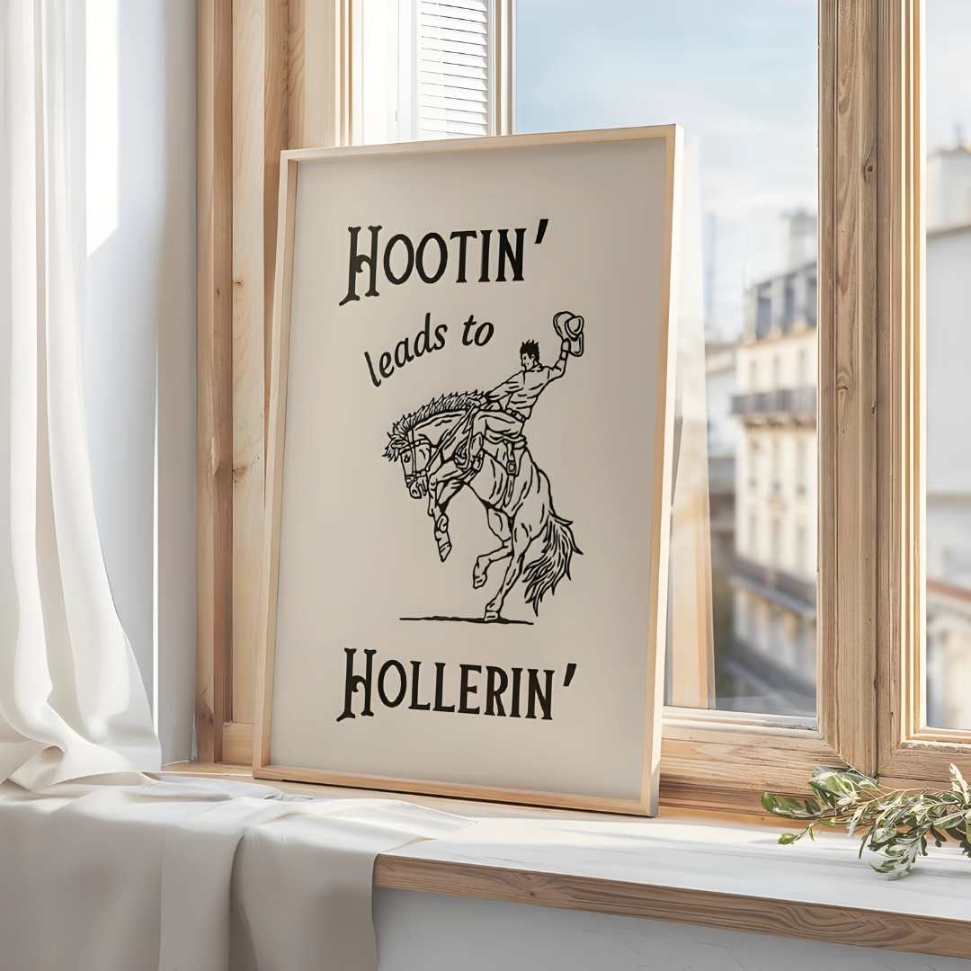 Vintage Wild Western Wall Art (Printable+Physical)