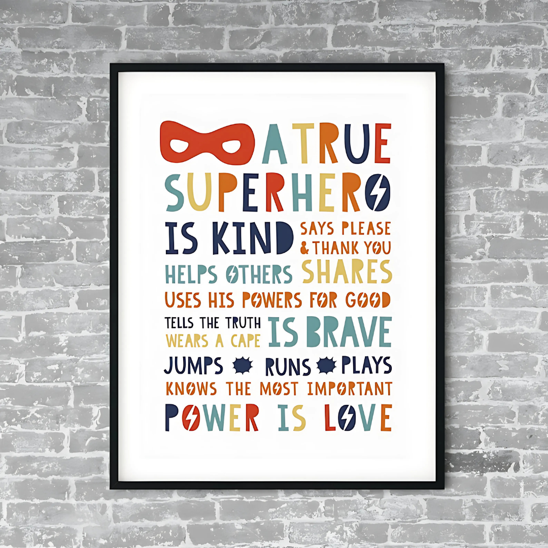 Superhero Room Decor(Printable+Physical)