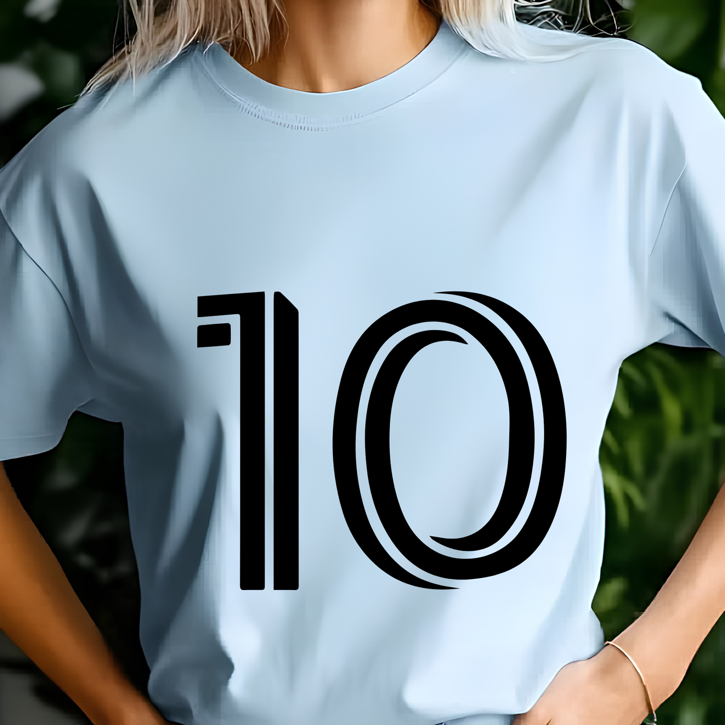 FIFA World Cup 2026 Number 10 Bold Outline Graphic Tee (physical)