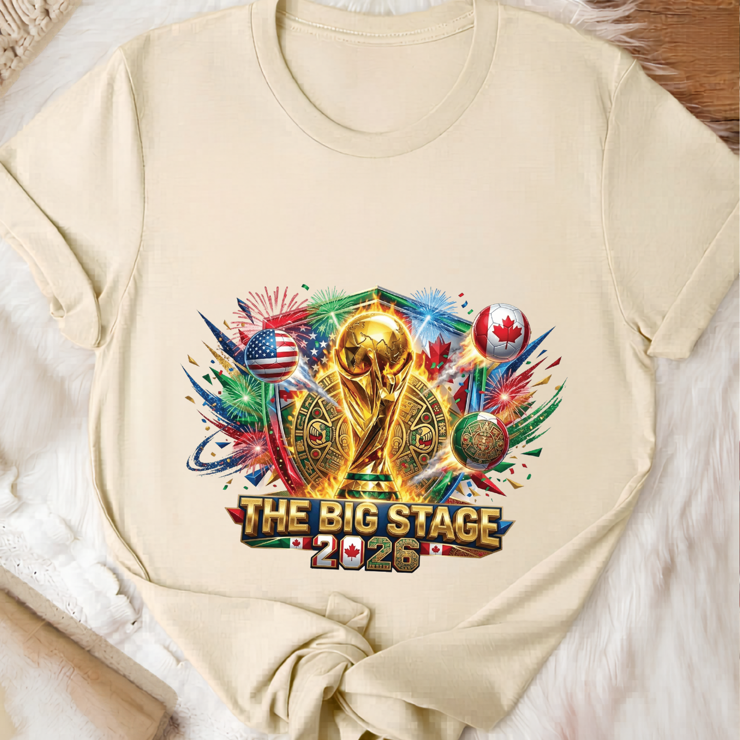 World Cup 2026 "The Big Stage" Host Nations Graphic T-Shirt (physical)