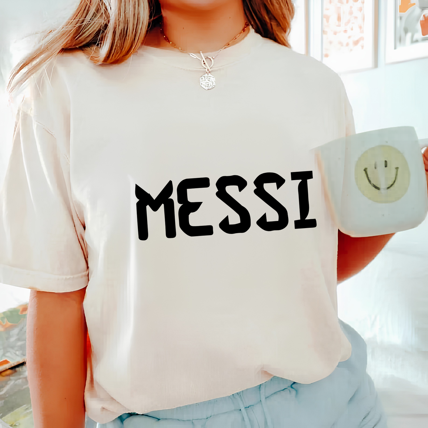 FIFA World Cup 2026 Lionel Messi Stylized Bold Text Graphic Tee (physical)