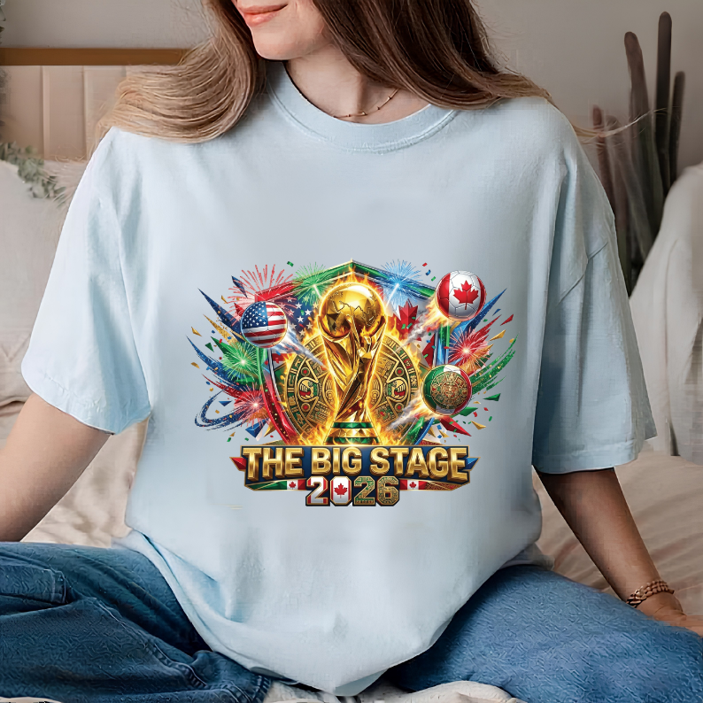 World Cup 2026 "The Big Stage" Host Nations Graphic T-Shirt (physical)